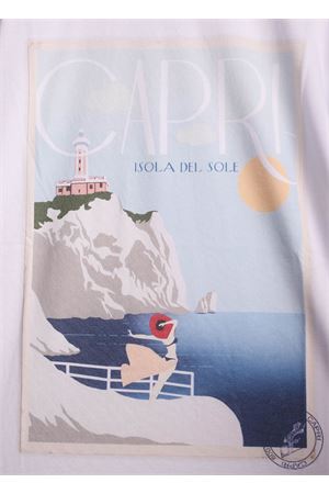 Lighthouse print cotton t-shirt Aram Capri | FAROLIDOTSHIRTFAROLIDO